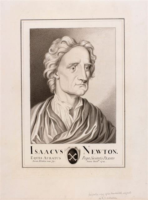 portrait  isaac newton   posters prints  george perfect