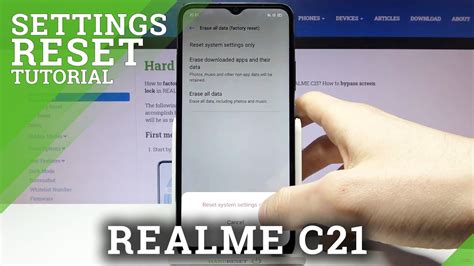 How To Reset System Settings In Realme C21 Restore System Defaults