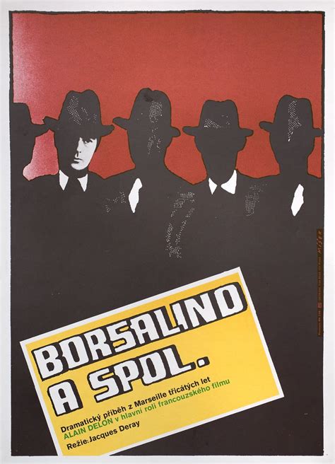 Borsalino And Co Original 1974 Czech A3 Movie Poster Posteritati