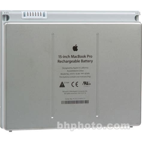 Apple Rechargeable Battery For Inch Macbook Pro Ma Ll A B H