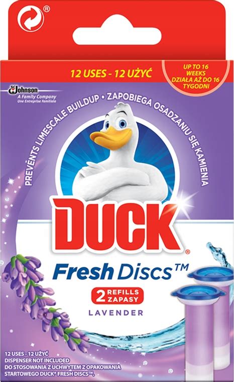 Krązek do WC Duck fresh disc zapas lawenda 2x36gr 15186993848