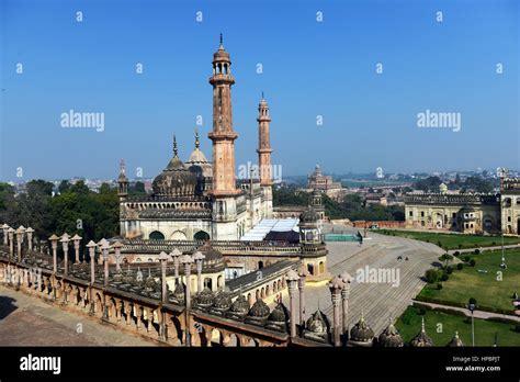 The Asfi mosque inside the Bara Imambara complex in Lucknow, Uttar ...