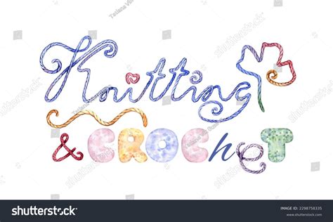 Letter Cute Crochet Logo Over 93 Royalty Free Licensable Stock