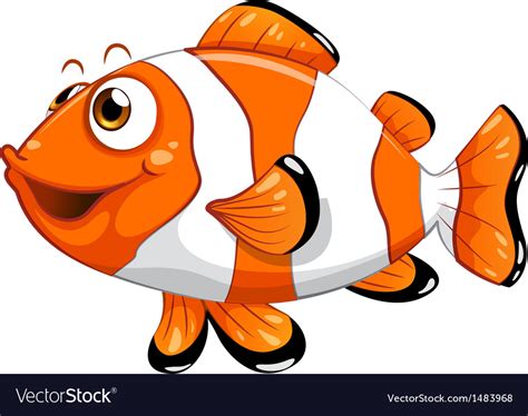 A Nemo Fish Royalty Free Vector Image VectorStock