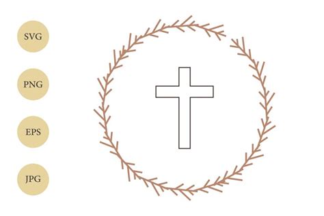 Cross Svg Crown Svg Christian Svg Baptism Svg Religious