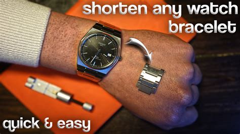 How To Shorten Any Watch Bracelet With Pins Watch Tutorial Youtube