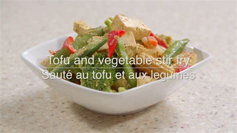 Tofu And Vegetable Stir Fry • Sauté Au Tofu Et Aux Legumes Youtube