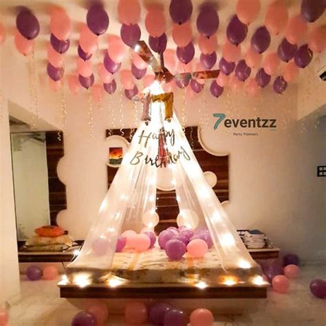 Birthday Room Surprise Happy Birthday Decor Simple Birthday