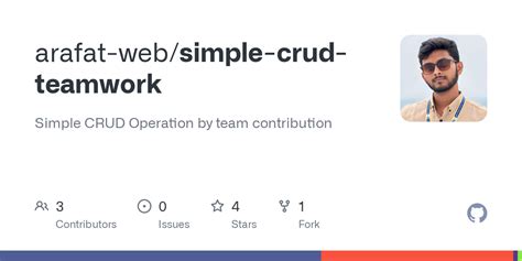 GitHub Arafat Web Simple Crud Teamwork Simple CRUD Operation By Team