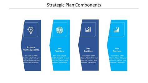 Strategic Plan Components Ppt Powerpoint Presentation Slides Vector Cpb Presentation Graphics