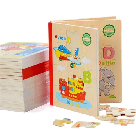 Wood Puzzles For Children Cartoon Wooden puzzle Baby Wooden Toys ...