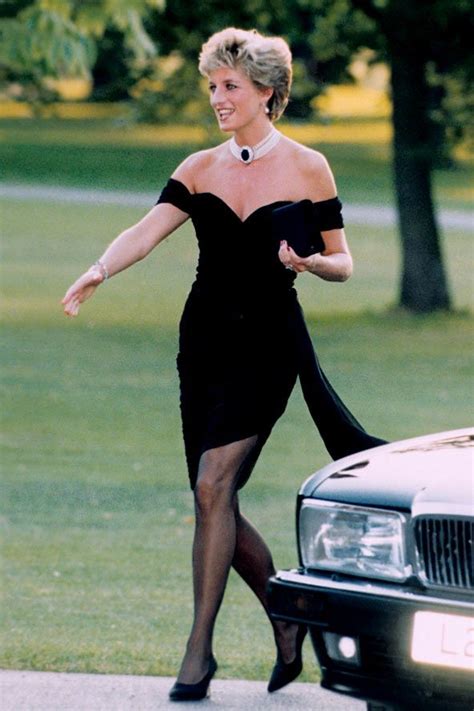 Diana Princess Of Wales 1994 Arriving For A Party At Londons