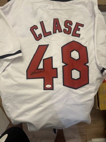 Emmanuel Clase Cleveland Guardians Autographed Signed Jersey Jsa