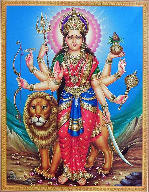 warrior goddess Durga paper poster | Walmart Canada