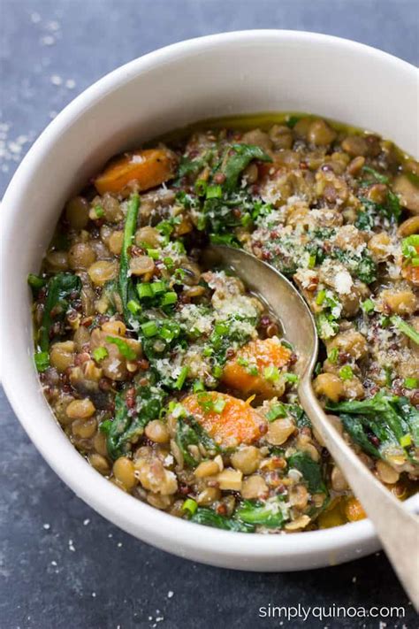 One Pot Lentils Quinoa Simply Quinoa