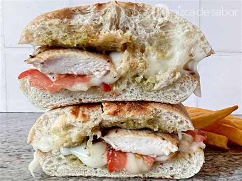 S Ndwich De Pollo Al Pesto Pizca De Sabor