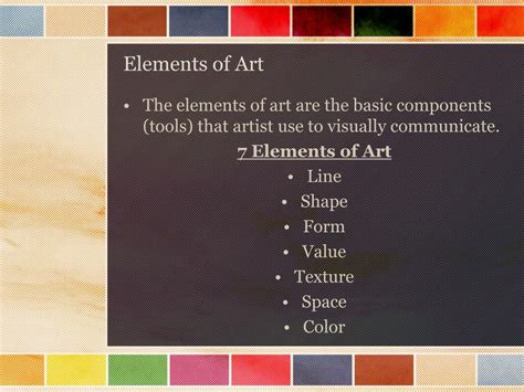 Ppt Elements Of Art Powerpoint Presentation Free Download Id 2033394