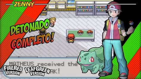 Detonado Pokémon Fire Red parte 1 Bulbasaur eu escolho você YouTube