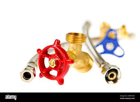 Valve Plumbing Component Valves Components Stock Photo Alamy