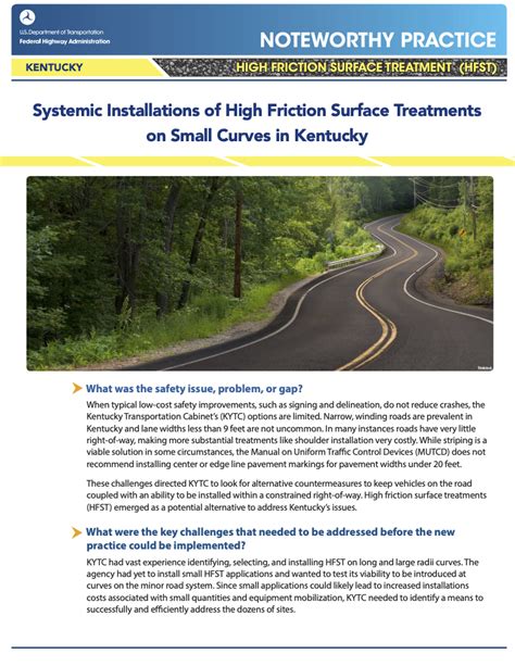 Hfsta Gallery And Case Studies High Friction Surface Treatment