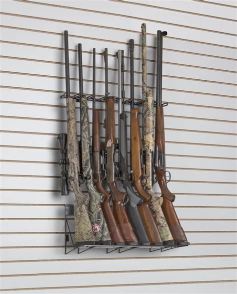 2 8 Rifle Wall Display Slat Wall SKU 6282 RACK EM RACKS