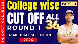 College Wise Mbbs Cut Off Marks Round Tn Mbbs Counselling