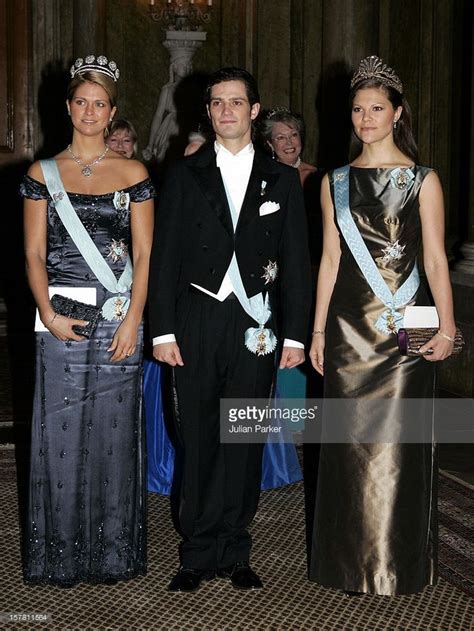 Crown Princess Victoria Princess Madeleine And Prince Carl Philip Of Sweden Attend A Gala Dinner