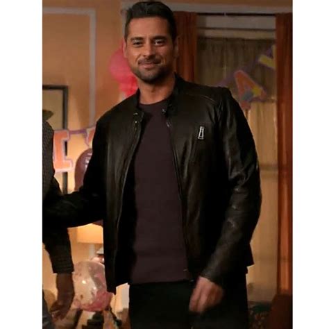 Biker Jr Ramirez Manifest Season 4 Jared Vasquez Leather Jacket