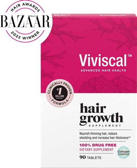 Viviscal Hair Growth Supplements For Thicker Fuller Hair