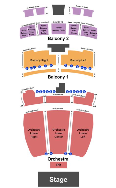 Lila Cockrell Theatre Seating Chart | Star Tickets