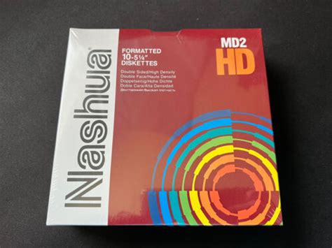 Nashua Md Hd Double Sided High Density Floppy Disks Zoll Neu Ovp