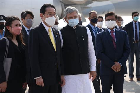 Japanese Prime Minister Arrives In Delhi For 2-Day Visit - Pragativadi