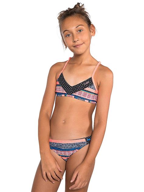 Protest M Dchen Bikini Triangel Violet Jr Blau