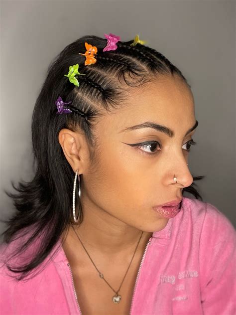 Hair Clips Hairstyles Indie Hairstyle 2000s Hairstyles Curly Hair Styles Easy Natural Hair