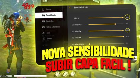 NOVA A MELHOR CONFIGURAÇÕES PRA SUBIR CAPA FÁCIL NO Free Fire YouTube