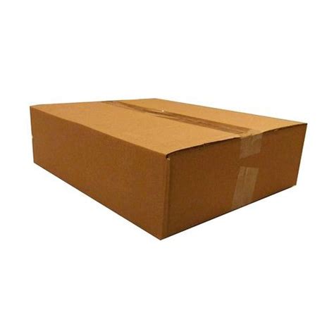 Rectangle Brown 5 Ply Flat Corrugated Box Box Capacity 6 10 Kg At Rs