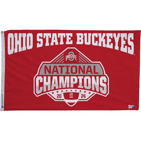 Ohio State Buckeyes 2025 National Championship Flag