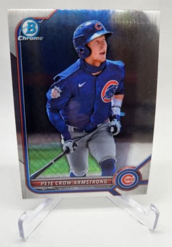 2022 Bowman Chrome Pete Crow Armstrong Prospect Bcp 198 Cubs Ebay