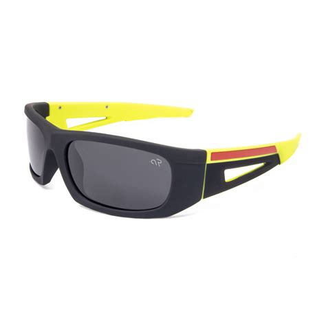 Black Polarized Rectangle Sunglasses For Men L Rio Rabbit