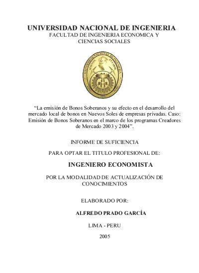 La emisión de bonos soberanos y su efecto en el desarrollo del mercado