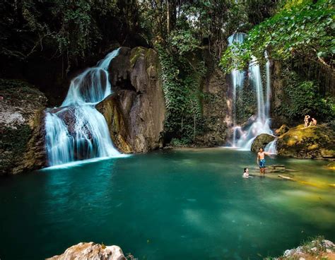 Pahangog Twin Falls Dimiao Bohol Philippines Adventure Bohol Bohol