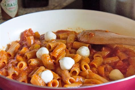 One Pot Pasta Mit Mozzarella Rezept