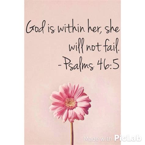 God Is Within Her She Will Not Fail How To Feel Beautiful Jesus