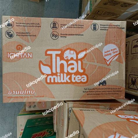 Jual Ichitan Thai Milk Tea Ml Dus Isi Botol Shopee Indonesia