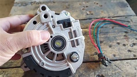 Cs Alternator Wiring Gm Ac Delco Cs130 Cs144 Connector Diagram To Battery 105 140 Amp Youtube