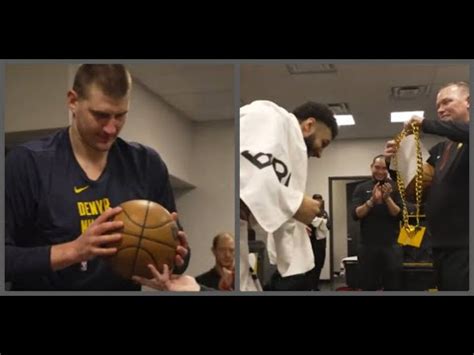 Nikola Jokić gets the game ball for setting franchise rebounding record