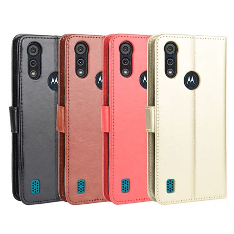 Para Motorola Moto E I Caso Virar Carteira De Luxo Sacos De