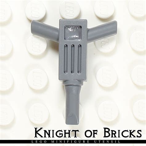 Lego Minifigure Dark Gray Utensil Tool Motor Hammer Construction Ebay