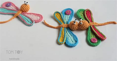 Ergahandmade Crochet Dragonfly Free Pattern E Diy Yarn Dolls