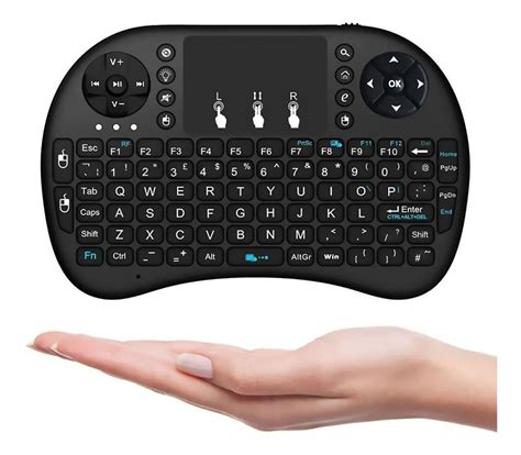 Mini Teclado Wireless Touch Pad Pc Android Tv Smart Led Mercado Livre